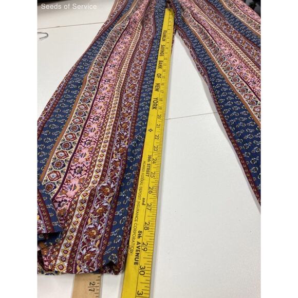 Multicolor High Rise Pull On Harem Pants Womens S - Picture 5 of 6